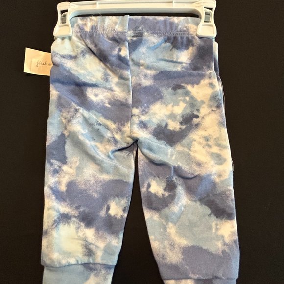 FIRST IMPRESSIONS UNISEXWASHED INDIGO PANTS 6-9 MONTHS - Picture 4 of 6